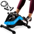 thumbnail image 1 of Lifepro FlexCycle Under Desk Bike & Pedal Exerciser, Seated Leg and Arm Exerciser for Seniors, 8 Magnetic Resistance Levels, LCD Monitor, Blue, 1 of 7