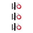 thumbnail image 3 of Baohd Swim Training Belt Adjustable And Comfortable Train Not Harder red-4meters 3Set, 3 of 6