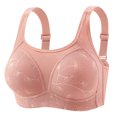 thumbnail image 1 of VEKDONE Woman's Back Buckle Thin Style Ventilate Large Size Bra Without Steel Rim Watermelon Red 40/90, 1 of 6