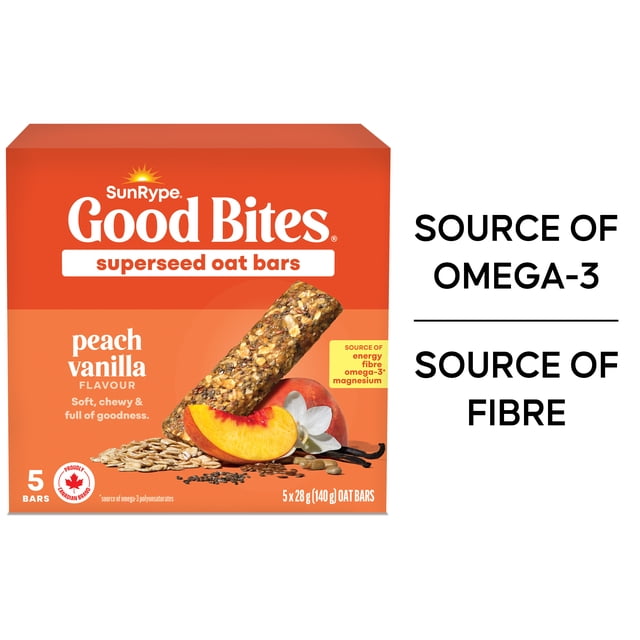 Good Bites Peach Vanilla Bar