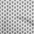 thumbnail image 1 of oneOone Silk Tabby Gray Fabric Asian Block Craft Projects Decor Fabric Printed By The Yard 42 Inch Wide, 1 of 4