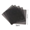 thumbnail image 3 of 5PCS PVC Fan Dust Filter PC Dustproof Case Cuttable Computer Mesh Cover 40mm 50mm 60mm 70mm 80mm 90mm 140mm Mesh Black A 4cmx4cm, 3 of 6
