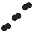 thumbnail image 3 of QualitChoice 2X Stool Cover Bar Supplies Dustproof Chair Covers Handily Install Party Accessories Multicolored Extendable Gear Black L 3PCS, 3 of 6