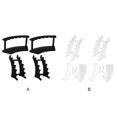 thumbnail image 4 of Decodeary 4pack/lot Easy Cleaning Ballpoint Pen Display Stand Unique Durable Plastic Transparent Color 1Set, 4 of 6