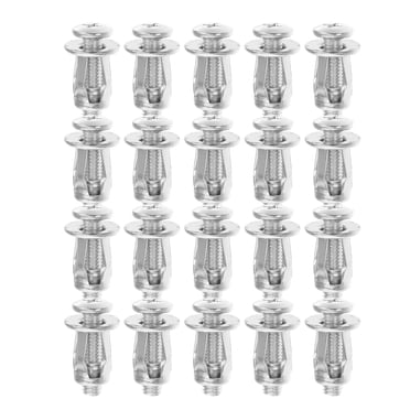 Miangastore 20pcs Hollow Wall Anchors For Drywall Heavy Duty Drywall Anchors Heavy Duty Anchor Bolt Plasterboard Fixing Anchors Concrete Wall Screws Hollow Wall Anchor
