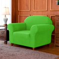 thumbnail image 2 of 2024 Solid Print Polyester Loveseat Slipcover  Chocolate, 2 of 6