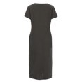 thumbnail image 5 of Robes d'Été pour Femmes 2023 Robes pour Femmes Liquidation Mode Femmes Été Uni Décontracté Col Rond Manches Courtes Vacances Poches Robe, 5 of 5