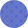 thumbnail image 1 of Ahgly Company Tapis d'Intérieur Lavables en Machine, Ronds de Transition Bleu Ciel, Ronds de 3', 1 of 7