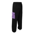 thumbnail image 4 of Men's Cargo Work Pants Straight Fit Casual Adjustable Hem Daily Wear Comfortable Loose Fit Jogger Trousers with Drawstring, 4 of 5