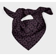 thumbnail image 3 of Bimba Black Dots & Circle Geometric Pure Silk Printed Head Bandanas Summer Neck Wrap Scarf 40 x 80 Inches, 3 of 6