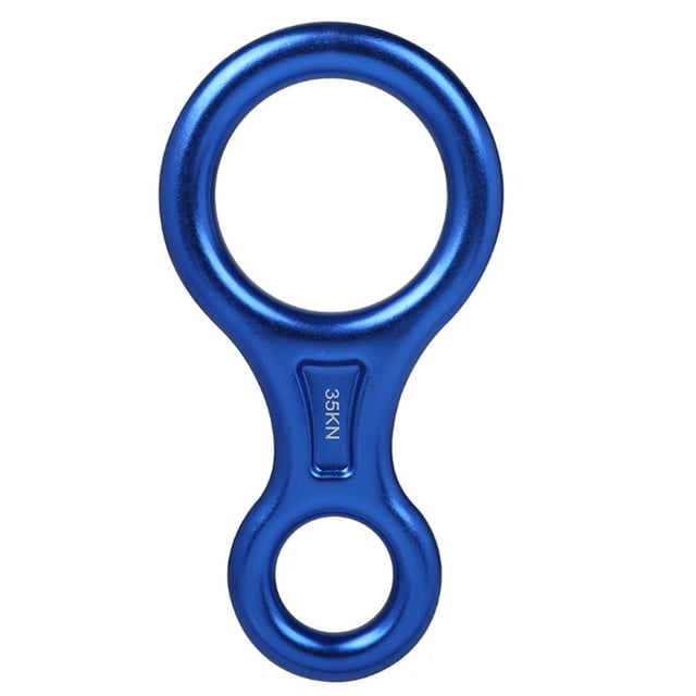QJXSH Figure 8 Rock Climbing Descender Ring Outdoor Mountaineering Equipment