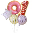thumbnail image 1 of 32 Inch Birthday Balloon Set Birthday Party Anniversary Celebration Decoration Decoration Donut Number Star Balloon Set Type 7, 1 of 8