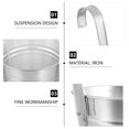 thumbnail image 2 of 2pcs Balcony Hanging Flower Bucket Creative Flowerpot Pendant Small Iron Buckets, 2 of 7