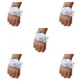 thumbnail image 3 of mmirethe Long-Lasting And Easy To Wear Wrist Corsage Stay Beautiful Throughout Event N16 white 5Set, 3 of 6