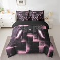 thumbnail image 2 of YST Neon Grid Gaming Video Game Theme Bedding Set, 7-Piece, Full, 2 of 4