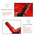thumbnail image 2 of Transemion Red Easy To Replace Metal Drill Bits Hole Saw Kit And Durable For Long-term Convenient Compatible Φ90mm 1Set, 2 of 6