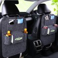thumbnail image 1 of Yeacher Auto Car Backseat Organizer Car-Styling Holder Felt Covers Versatile Multi-Pocket Seat Wool Felt Storage Container Hanging Box Multifunction Vehicle Accessories Bag, 1 of 7
