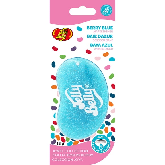 Désodorisant suspendu Jelly Belly 3D Jewel – Berry Blue