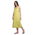 thumbnail image 3 of Moomaya Nuisette Unie à Bretelles Spaghetti pour Femmes Longueur Genou Robe de Nuit, 3 of 6