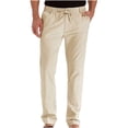 thumbnail image 1 of Men's Business Loose Large Size Elastic Waist Cotton All-match Solid Color, 1 of 8