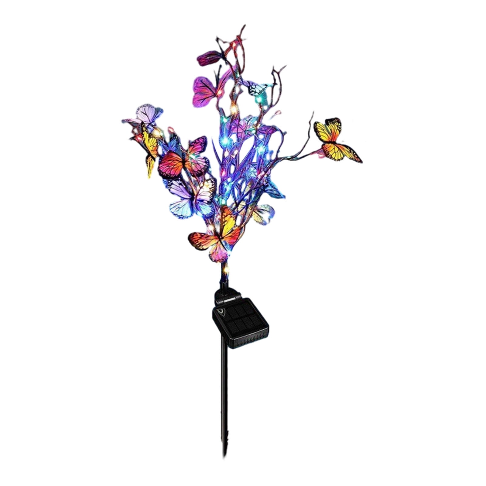 EGNMCR Solar Lights Outdoor, Outdoor Lights, Outdoor Solar Lights Butterflies Shaped Solar Garden Lights Waterproofing Outdoor Decoration Garden Lawns Solar Lights solar light