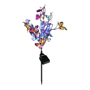 EGNMCR Solar Lights Outdoor, Outdoor Lights, Outdoor Solar Lights Butterflies Shaped Solar Garden Lights Waterproofing Outdoor Decoration Garden Lawns Solar Lights solar light