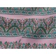 thumbnail image 4 of oneOone Viscose Jersey Fabric Leaves & Floral Block Printed Fabric 1 Yard 60 Inch Wide, 4 of 4