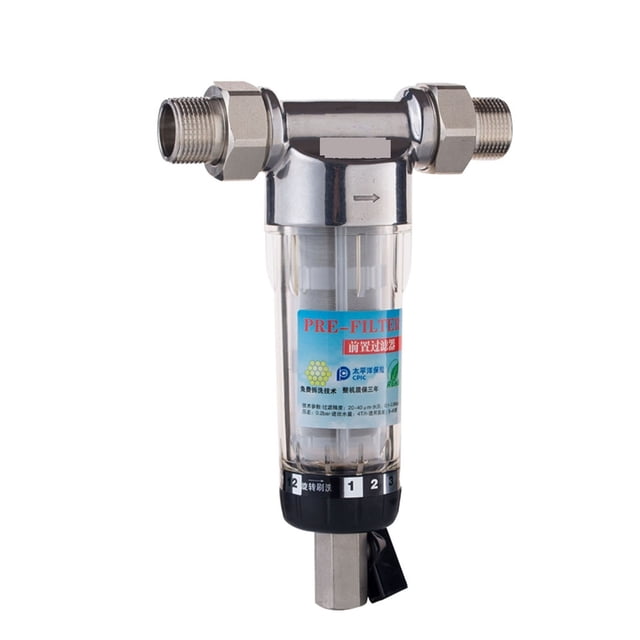Stainless Steel Head Pre-filter Whole House Rotary Precipitation Water Filter Central Pre-filtration Purification System