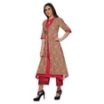 thumbnail image 3 of Moomaya Kurta Pakistanaise Ensemble de Veste Palazzo pour Femmes Tenue Indienne Vêtement Ethnique, 3 of 5
