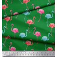thumbnail image 3 of Soimoi Poly Georgette Fabric Flamingo Bird Decor Fabric Printed Yard 42 Inch Wide, 3 of 3