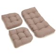 thumbnail image 1 of Ensemble de Coussins pour Causeuse en Sergé Tufté en Forme de U (Ensemble de 3), 1 of 3
