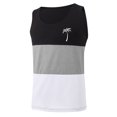 thumbnail image 3 of LOVZFMLL Tank Tops for Men Casual Fashion Patchwork Print Pullover Round Neck Sports Tank, 3 of 3