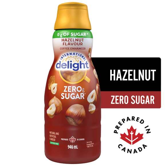 International Delight Noisette Zéro Sucre, Crème à Café Sans Sucre
