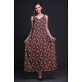 thumbnail image 3 of Bimba Robe Longue pour Femmes en Rayonne à Imprimé Floral Chic Bohème d'Été Maxi de Plage - X-Grand, 3 of 5