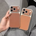 thumbnail image 2 of Case For Iphone 17/17 Pro/17 Pro Max/17 Air, Slim Anti-Shock Pattern Leather Case All-Inclusive Lens Protection Cover, 2 of 2