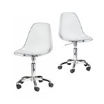Heavenly Collection chaise de bureau en acrylique clair
