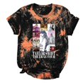 thumbnail image 5 of TayIor Sw1ft Chemises, Tylor Sw1ft Merch, Tylor Sw1ft, Chemises Blouse à Manches Courtes à Col Rond Imprimées Décontractées de Mode pour Femmes, T-Shirts Graphiques pour Amatrices de Musique pour Femmes TKFASHION Brun m, 5 of 5