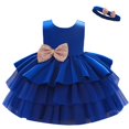 thumbnail image 3 of Robe Petite Fille à Volants, Robe en Tulle pour Tout-Petit, Robe d'Été pour Filles, Robe Soleil pour Filles, Robes pour Filles Taille 80, 3 of 3