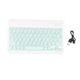 thumbnail image 2 of lionlar Universal Slim Bluetooth 5.1 Keyboard Japanese Keycaps Full Size for Windows , green, 2 of 9