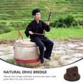 thumbnail image 2 of 2 Pcs Ponts Erhu en Ébène Accessoires Professionnels pour Instruments Erhu, 2 of 8
