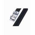 thumbnail image 3 of Unique Bargains Men's Holeless Automatic Buckle PU Leather Ratchet Belt, 3 of 7
