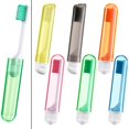 thumbnail image 3 of 6 Pcs Brosse à Dents Portable Pliable Compacte Souple Pliable Brosse à Dents de Voyage, 3 of 7