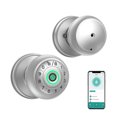 thumbnail image 3 of mmirethe 2pcs/set Door Lock With Keypad Fast Security Double Unlocking Method Of Semiconductor Fingerprint silver, 3 of 6