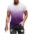 thumbnail image 1 of HKEJIAOI T-shirt à Manches Courtes Imprimé pour Hommes Col Rond Mode Décontractée Manches Courtes, 1 of 5