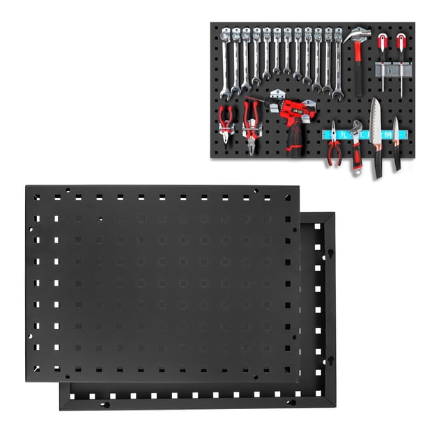 ELAYARD 1Set Peg Board for Tool Room 19.65X13.76X0.79in
