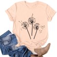 thumbnail image 1 of Birdeem Mode Femmes Été Manches Mi-Longues Chandail Uni Blouse Décontractée Hauts, 1 of 4
