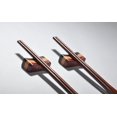 thumbnail image 3 of Oleegame 2PC Spoon And Lid Rest Chopsticks Rack Simple Tableware Chopsticks Modern Holder Chinese Kitchen，Dining Bar Brown, 3 of 9