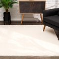thumbnail image 3 of eRug Outlet Retro Collection Modern Abstract Area Rug (4x6 feet) - 3'9" x 5'6", Ivory, 3 of 6