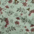 thumbnail image 1 of oneOone Georgette Viscose Mint Green Fabric Tropical Sewing Craft Projects Fabric Prints By Yard 42 Inch Wide, 1 of 4
