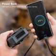 thumbnail image 3 of Belt Fan, Waist Clip Fan 4000mAh USB  White Light Light Portable  for Camping, 3 of 8